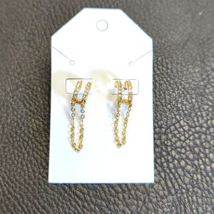 Baublebar Gold Drop Chain Earrings